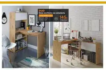 Mi Bricolaje Duo mesa escritorio con estanteria oferta