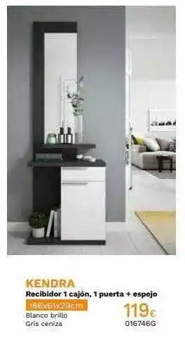 Mi Bricolaje Kendra recibidor 1 cajón, 1 puerta + espejo oferta