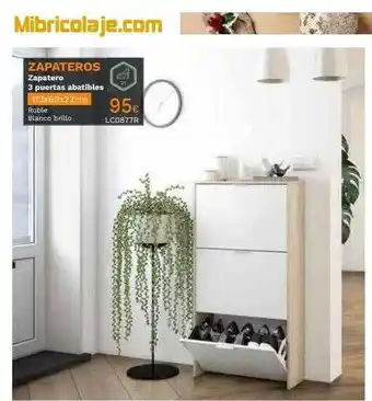 Zapateros zapatero 3 puertas abatibles