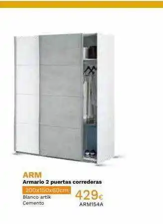 Mi Bricolaje Arm armario 2 puertas correderas oferta