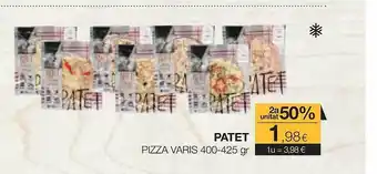 Plusfresc 2a unitat 50% patet pizza varis oferta