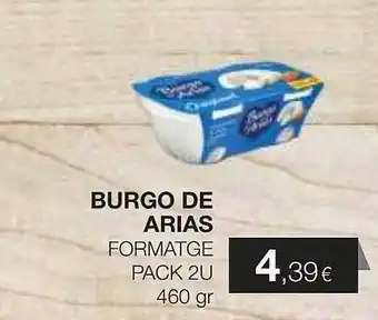 Plusfresc Burgo de arias formatge pack oferta
