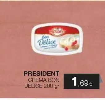 Plusfresc President crema bon delice oferta