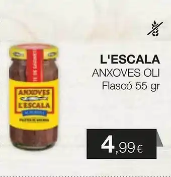 Plusfresc L'escala anxoves oli flascó oferta