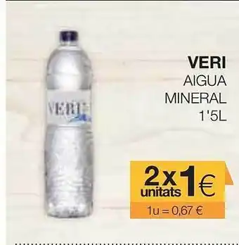 Plusfresc Veri aigua mineral oferta