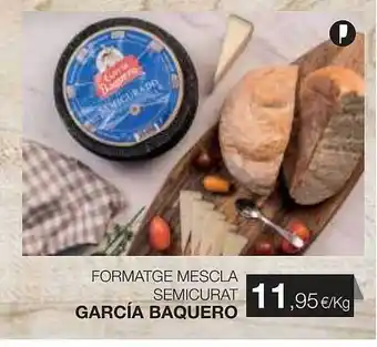 Plusfresc Formatge mescla semicurat garcía baquero oferta