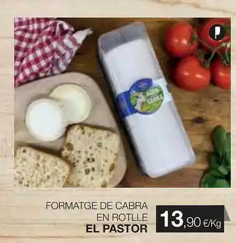 Plusfresc Formatge de cabra en rotlle el pastor oferta