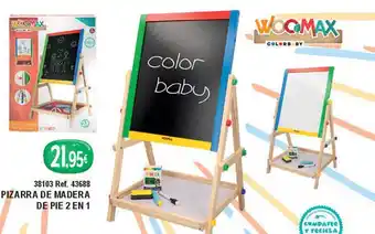 Tió Sam Pizarra de madera de pie 2 en 1 oferta