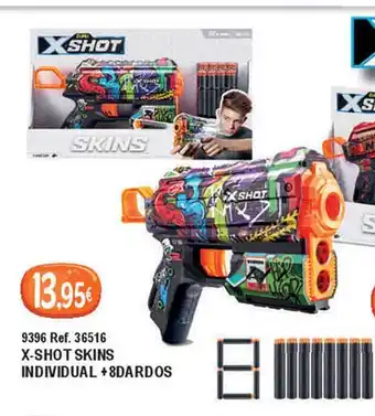 X-shot skins individual +8dardos