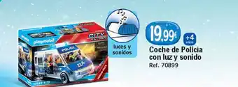 Playmobil coche de policía con luz y sonido