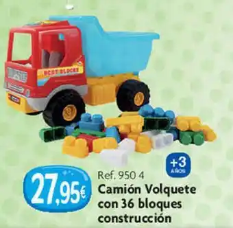 Tió Sam Camión volquete con 36 bloques construcción oferta