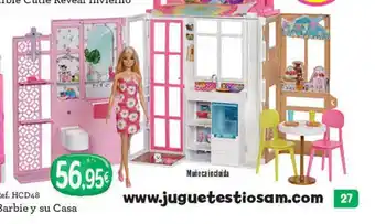 Tió Sam Barbie y su casa oferta