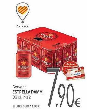 Valvi Supermercats Cervesa estrella damm oferta