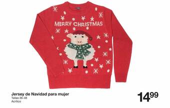 Zeeman Jersey de navidad para mujer oferta