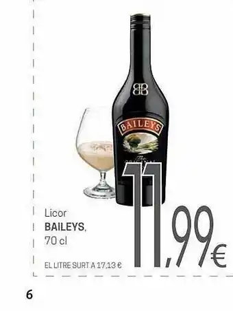 Licor baileys