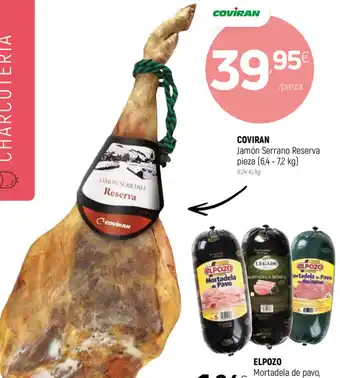 Coviran Coviran Jamón Serrano Reserva pieza 6,4-72 kg oferta