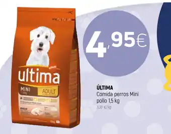 Coviran última comida perros Mini pollo 1,5g oferta