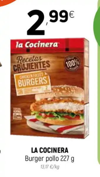 Coviran La Cocinera Burger pollo 227g oferta