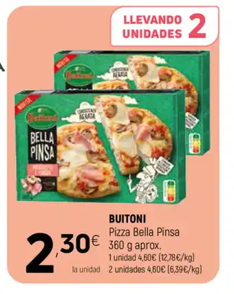 Coviran Buitoni Pizza Bella Pinsa 360g aprox oferta