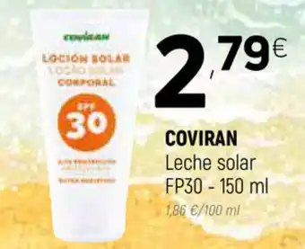 Coviran Coviran Leche solar FP30 -150ml oferta