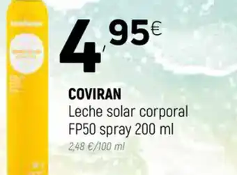 Coviran Coviran Leche solar corporal FP50 spray 200ml oferta