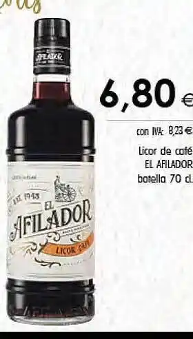 Cash Ifa Licor de café el afilador oferta