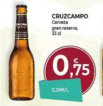 CashDiplo Cruzcampo cerveza gran reserva oferta