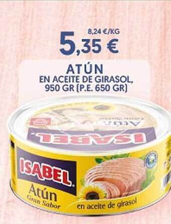 CashDiplo Isabel atún en aceite de girasol oferta