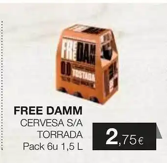 Plusfresc Free damm cervesa s a torrada oferta
