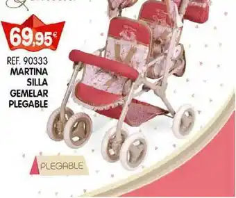 Martina Silla Gemelar Plegable