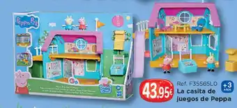 Tió Sam La casita de juegos de peppa oferta