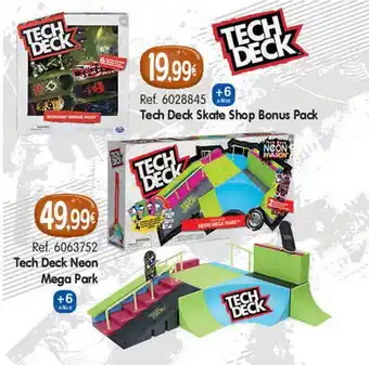 Tech deck skate shop bonus pack, tech deck neon mega park