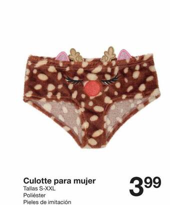 Zeeman Culotte para mujer oferta