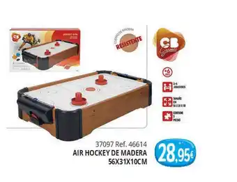 Tió Sam Air hockey de madera 56x31x10 cm oferta