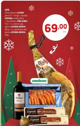 Coviran Lote, Elpozo, Coviran Viña Albali, Levenida Ibérica oferta