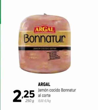 Coviran Argal Jamón cocido Bonnatur al corte oferta