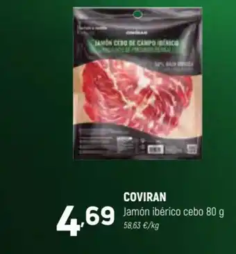 Coviran Coviran Jamón ibérico cebo 80 g. oferta