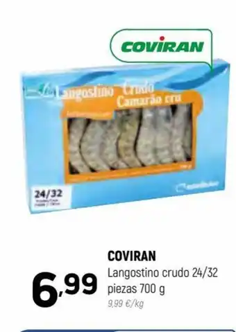 Coviran Coviran Langostino crudo 24/32 piezas 700 g. oferta