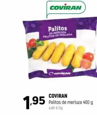 Coviran Coviran Palitos de merluza 400 g. oferta