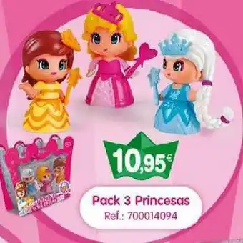 Juguetilandia Pack 3 Princesas oferta