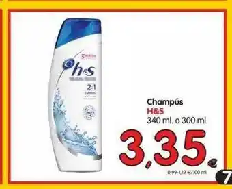 Alimerka H&S Champús 340ml o 300ml oferta