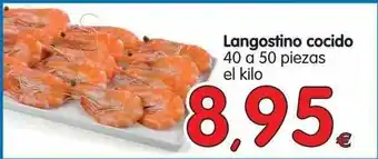 Alimerka Langostino Cocido 40 o 50 piezas oferta