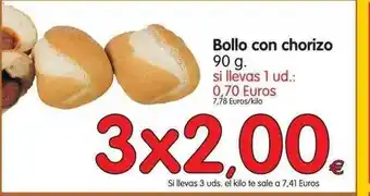 Alimerka Bollon Con Chorizo 90g oferta