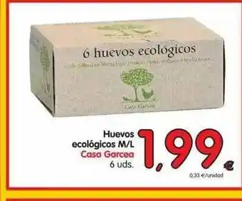 Alimerka Huevos Ecológicos M-L Casa Garcea 6 uds oferta