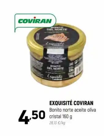 Coviran Exquisité Coviran Bonito norte aceite oliva critsal 160 g. oferta