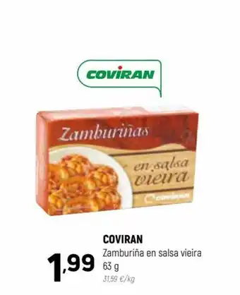 Coviran Coviran Zamburiña en salsa viera 63 g. oferta