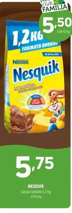 Coviran Nesquik Cacao soluble 1.2 kg. oferta