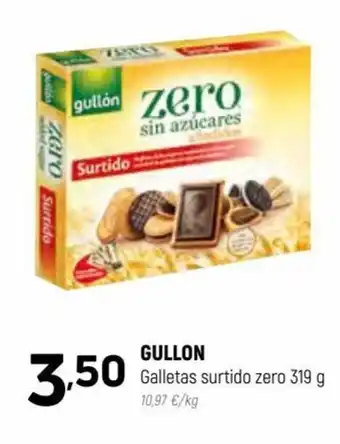 Coviran Gullon Galletas surtido zero 319 g oferta