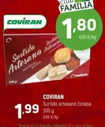 Coviran Coviran Surtido artesano Estepa 300 g. oferta