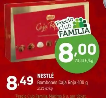 Coviran Nestlé Bombonnes Caja Roja 400 g. oferta
